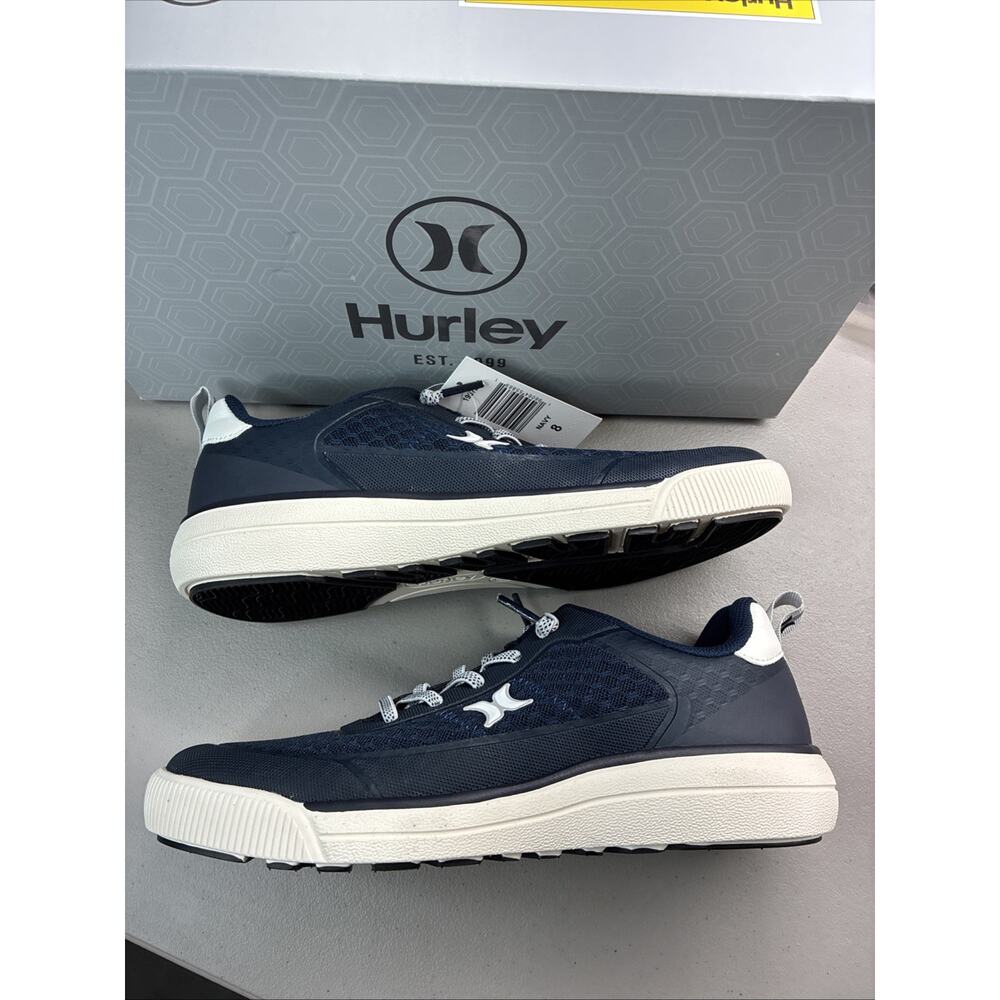 Hurley Exeter Men’s Athletic Casual Shoe Breathable Sport Sneaker Navy Size 8